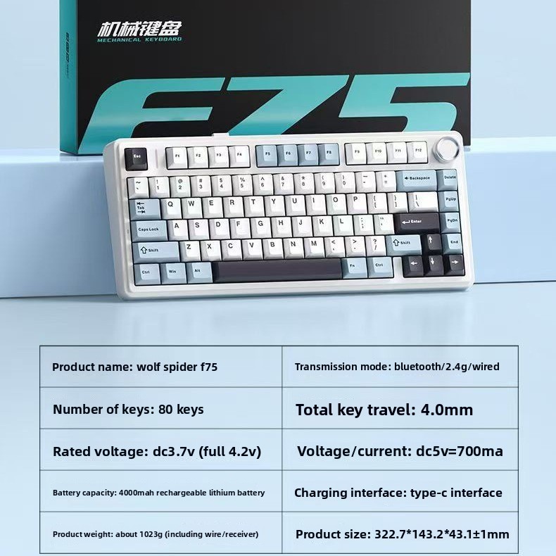 Aula F75 Mechanical Keyboard 7 - Gaming Keyboard Hot Swappable ulasan dan harga