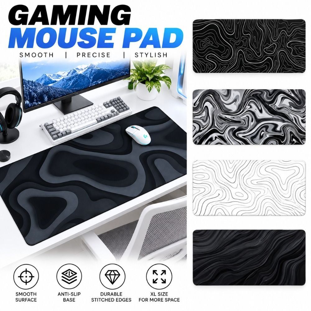 Large Gaming Mouse Pad Anti-Sl - Gaming Keyboard Nearby ulasan dan harga