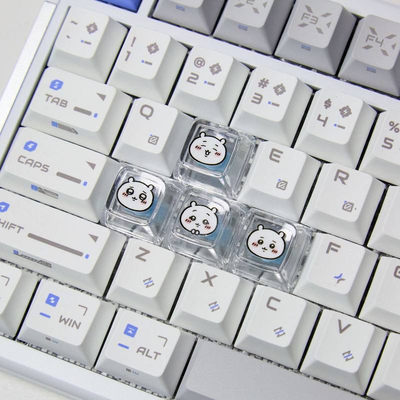 Chiikawa 4 Pcs Handmade Transp - Gaming Keyboard Nearby ulasan dan harga