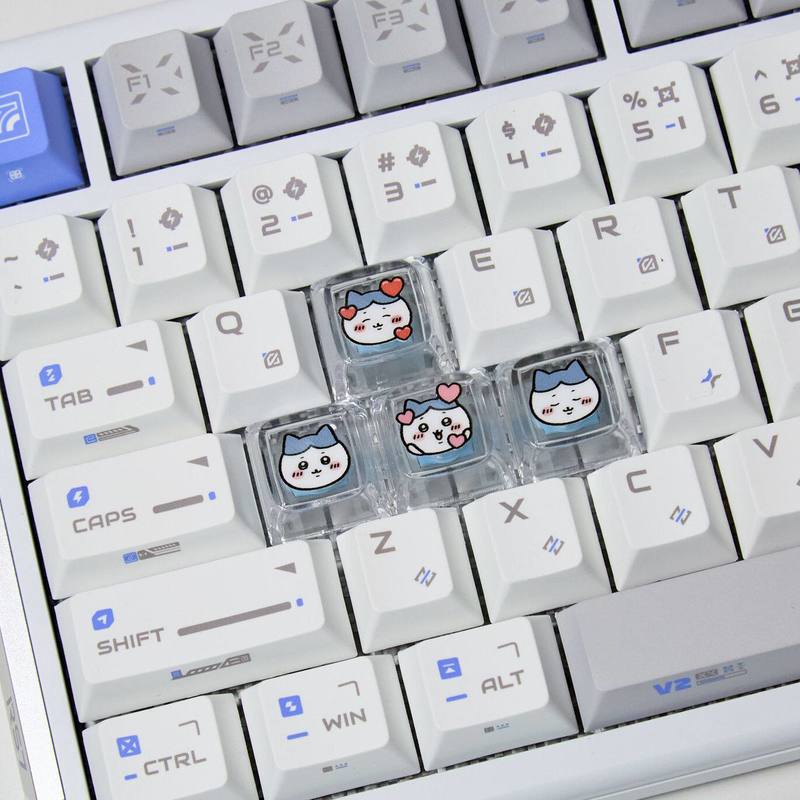 Chiikawa 4 Pcs Handmade Transp - Gaming Keyboard Nearby ulasan dan harga