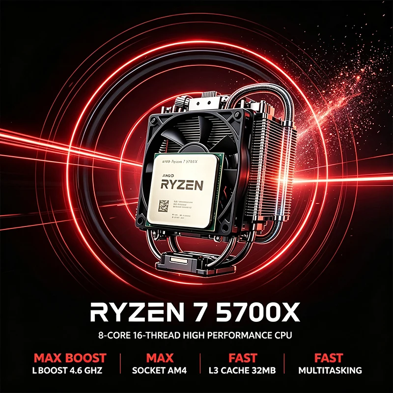 AMD Ryzen 7 5700X Processor 8- - Amd Cpu Ryzen 7 ulasan dan harga