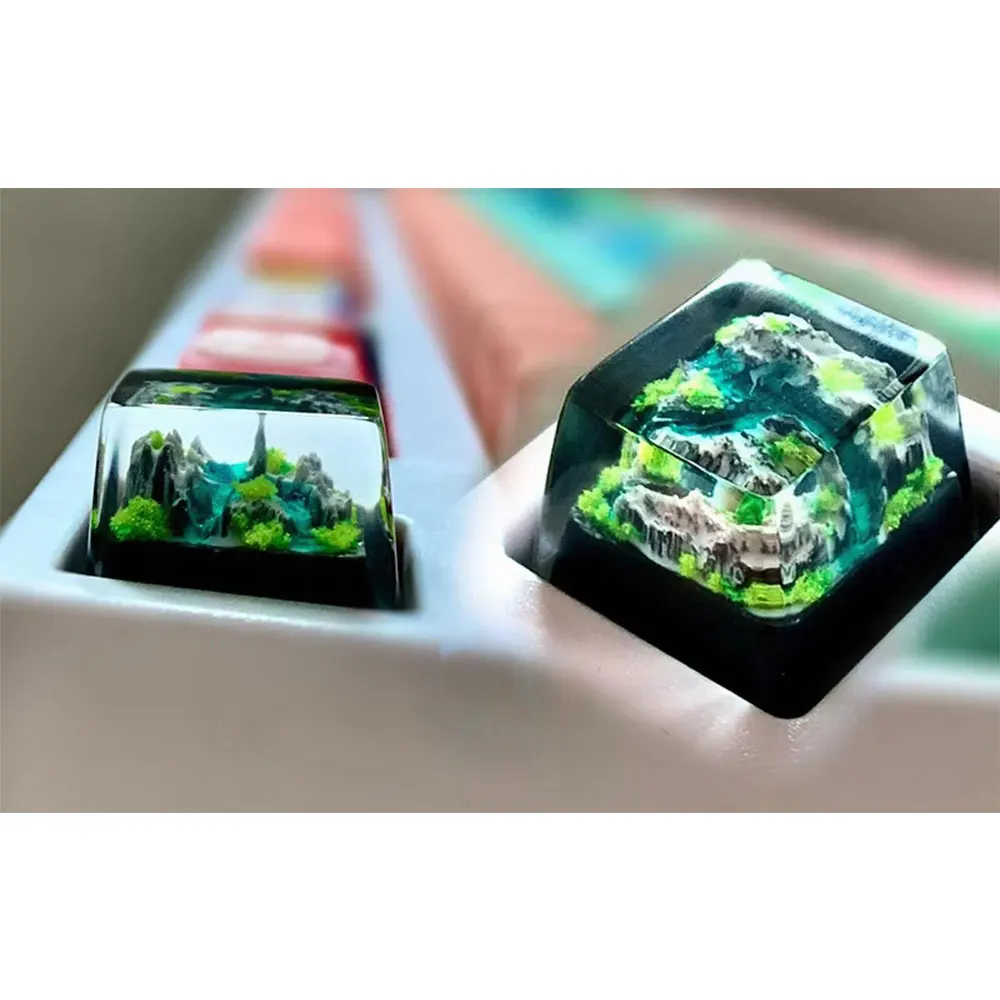 Mountain And Sea Artisan Resin - Gaming Keyboard No Rgb ulasan dan harga